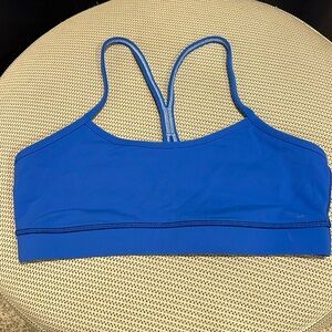Lululemon Flow Y bra blue size 8